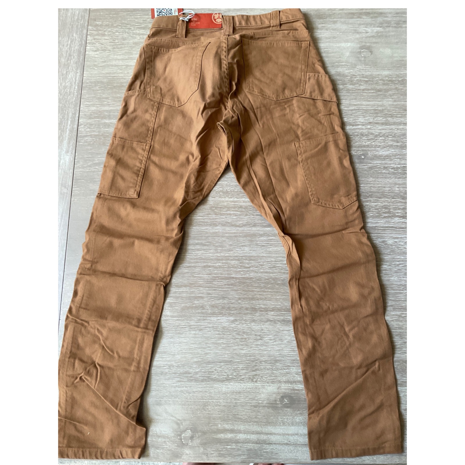 Dovetail Workwear Maven X Pantalon Pant Saddle Brown Canvas Size 6/30 New W/ Tag — image 4 of 7